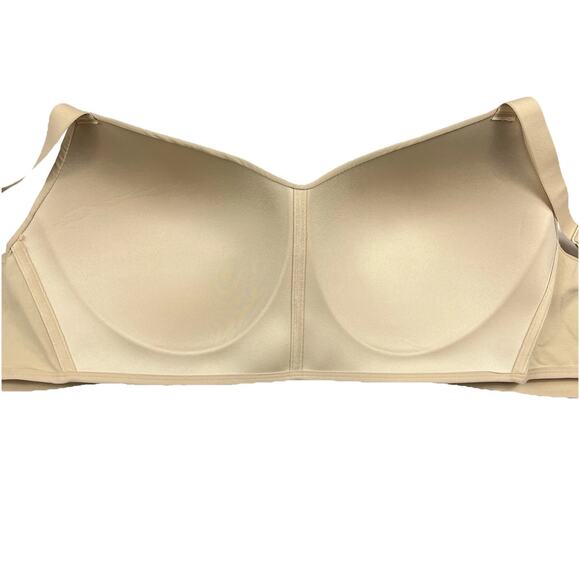TrueKind Supportive Comfort Wireless Shaping Bra Size 4XL Cream Nude Plus Size - Picture 4 of 10